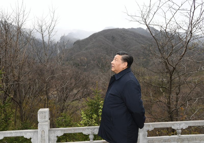 2020年4月20日，習近平總書記在位于陜西柞水的秦嶺牛背梁國家級自然保護區(qū)考察秦嶺生態(tài)保護情況。